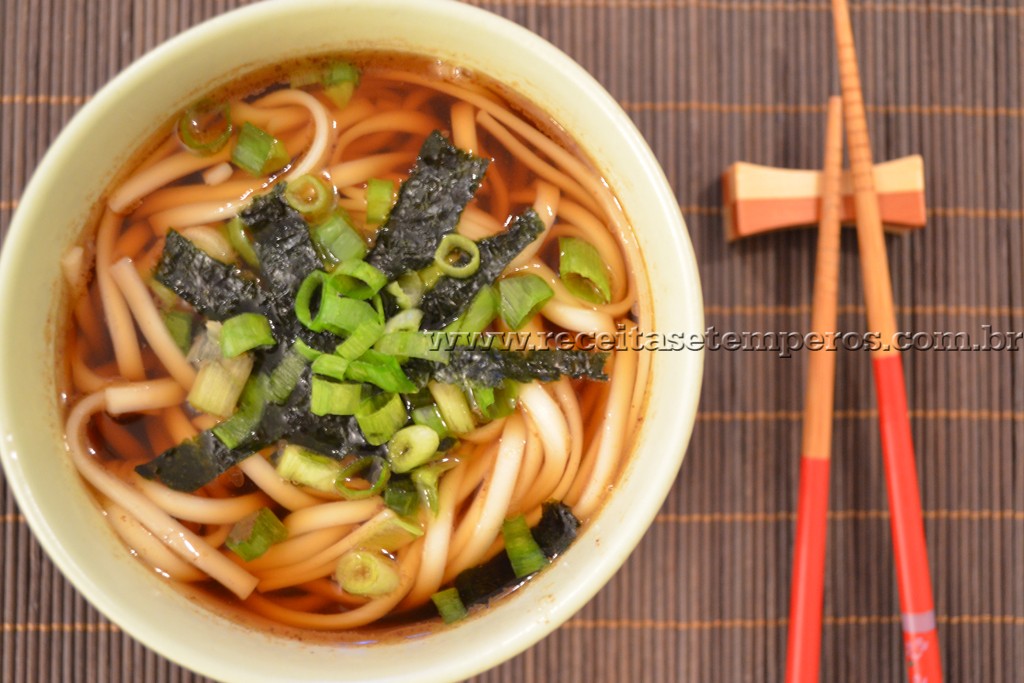 Receita De Macarrão Udon Com Caldo Oriental Receitas E